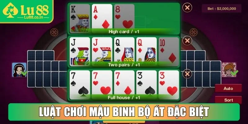 Luật chơi Mậu Binh dành cho bộ Át đặc biệt