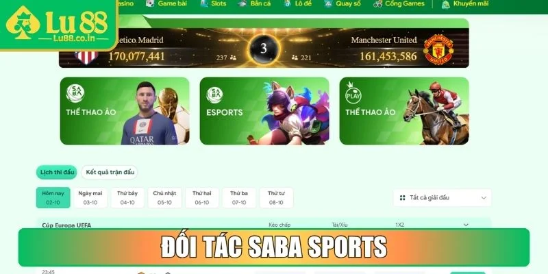 Đối tác SABA Sports